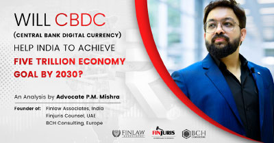 Will CBDC (Central Bank Digital
                                                            Currency) help India to achieve five trillion economy goal
                                                            by 2030?